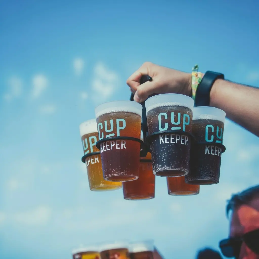 Cupkeeper Festival Cup Holder with Reusable Cups